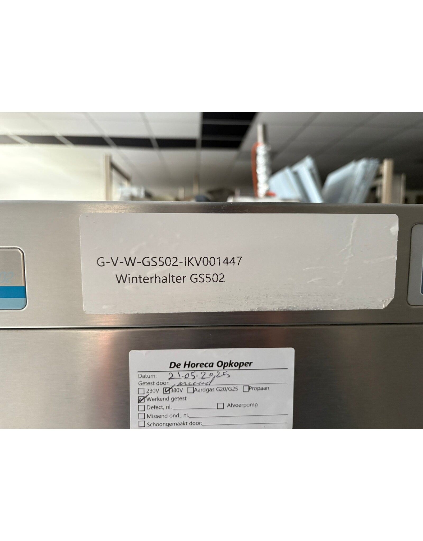 Winterhalter Winterhalter doorschuifvaatwasser - GS502