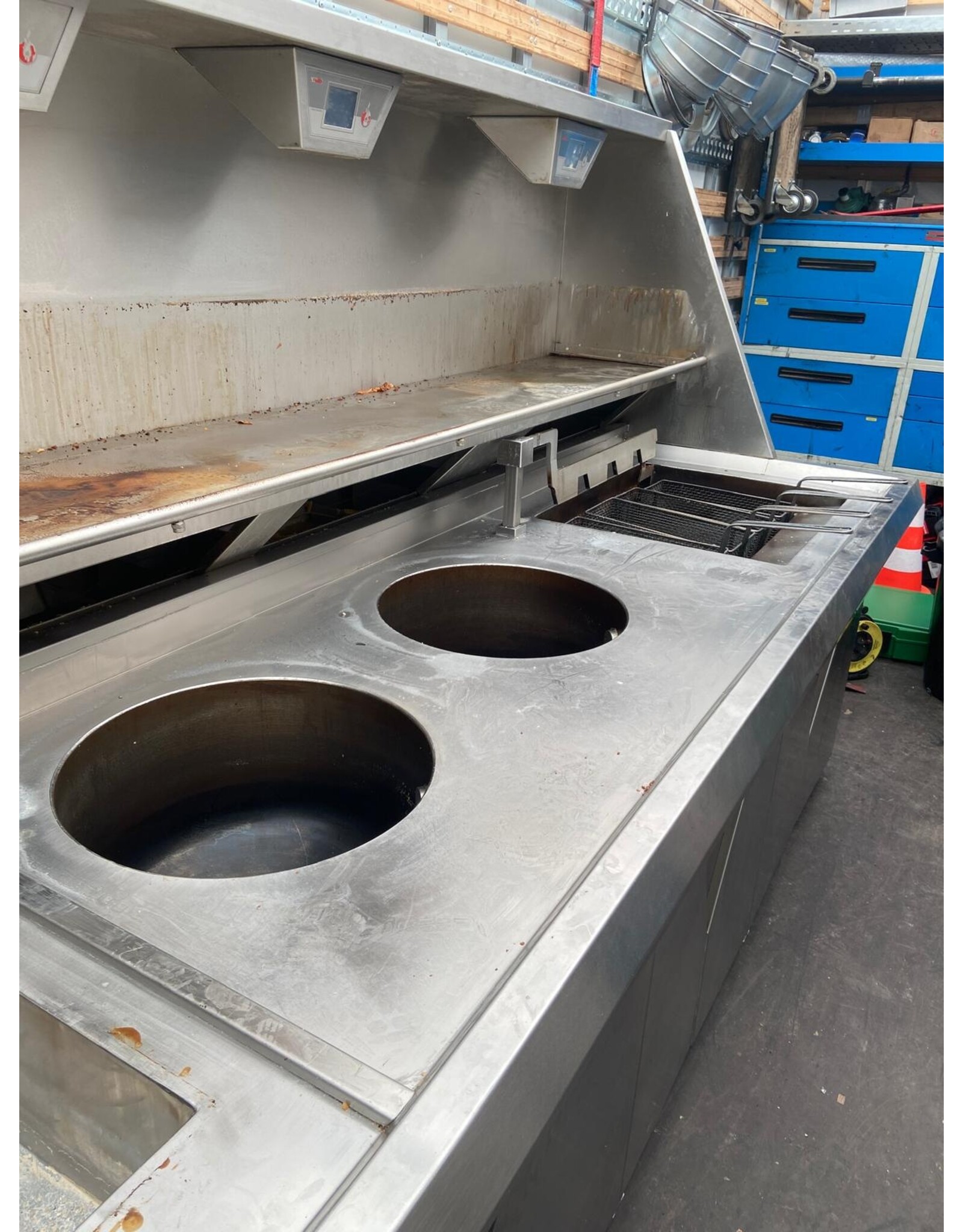 Nog te reviseren - Hegro friteuse bakwand Hoog rendement