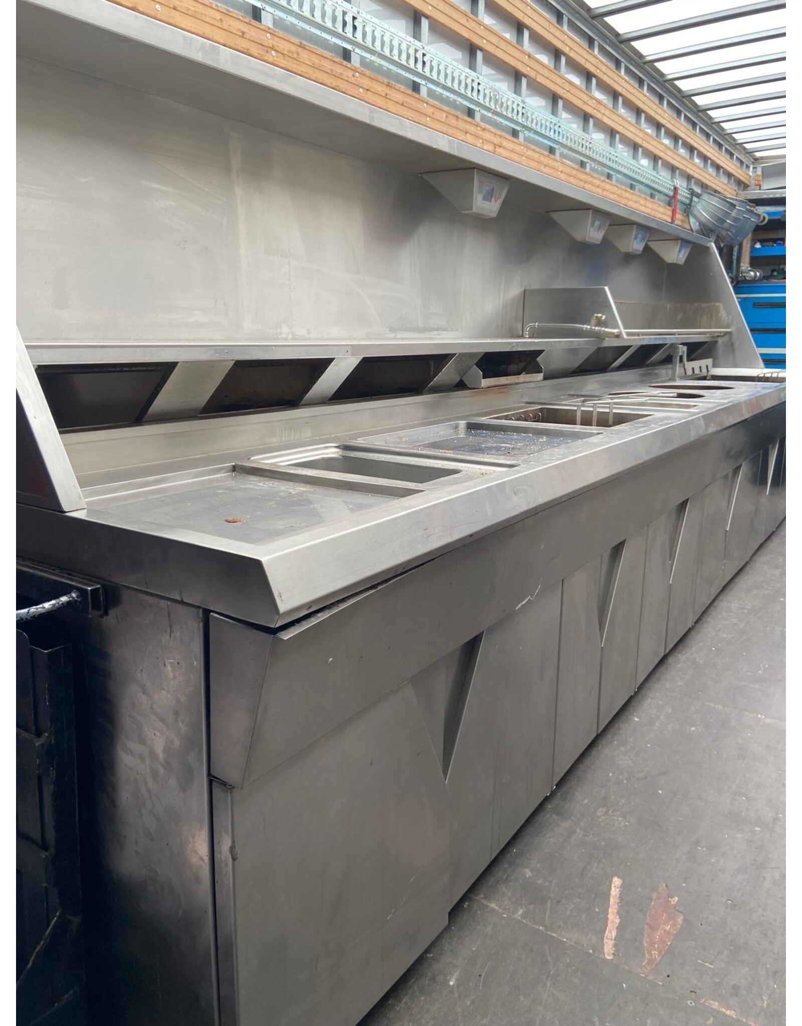 Nog te reviseren - Hegro friteuse bakwand Hoog rendement