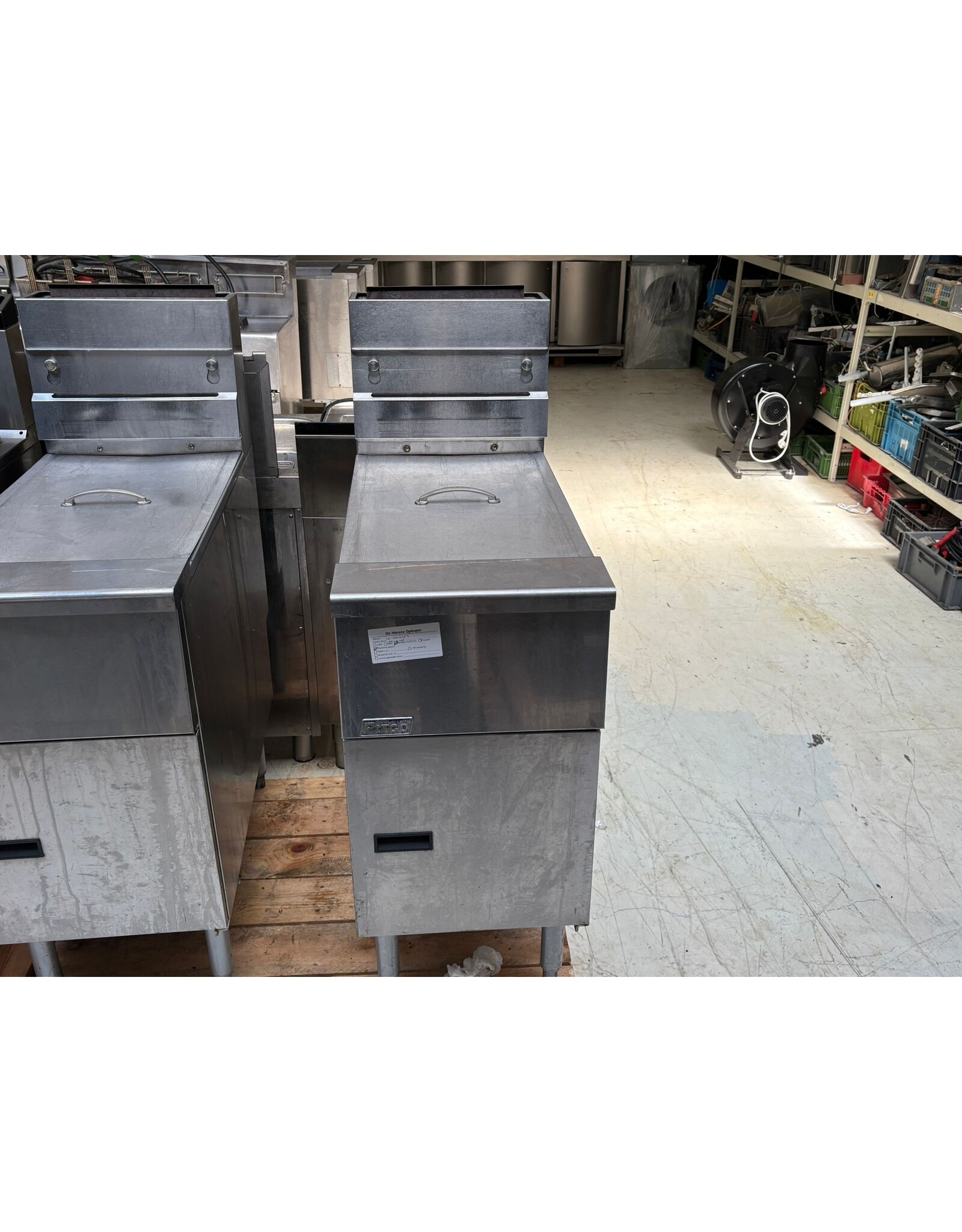 Pitco 9x Pitco aardgas prijs p st friteuse  SG14 40x87x117 zeer krachtig!