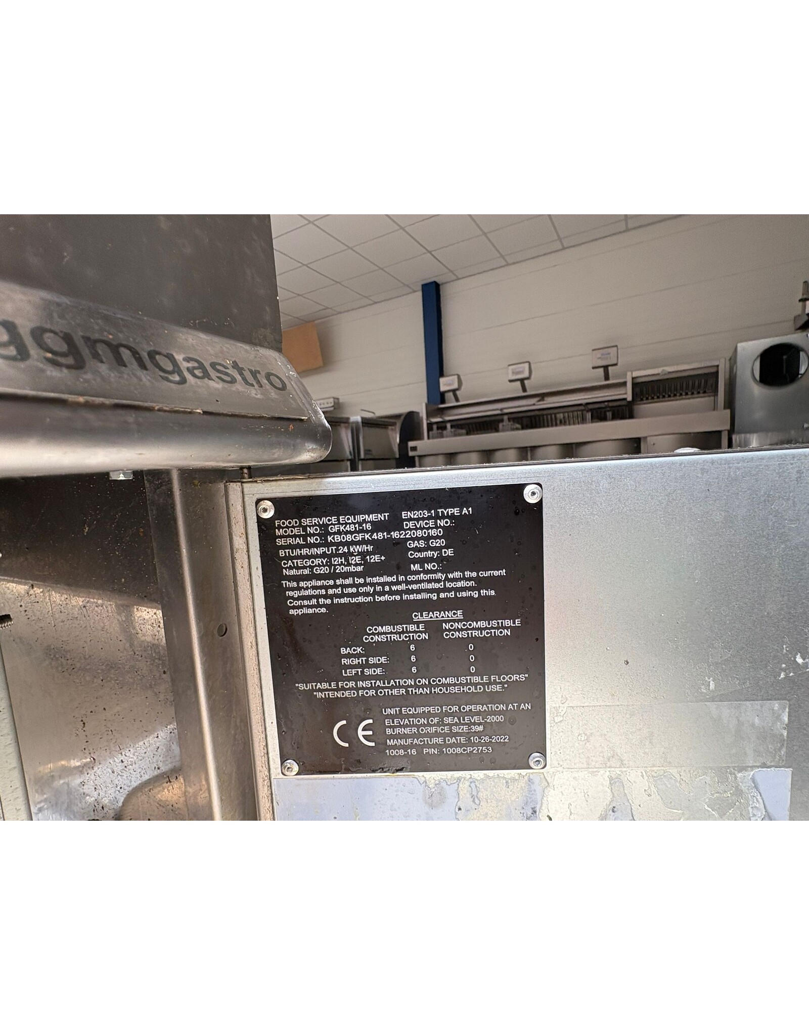 GGM Gastro 2x ggmgastro aardgas friteuse