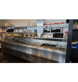 Nog te reviseren - Perfecta bakwand friteuse 2x 2  mands 1x 3 mand en bakplaat