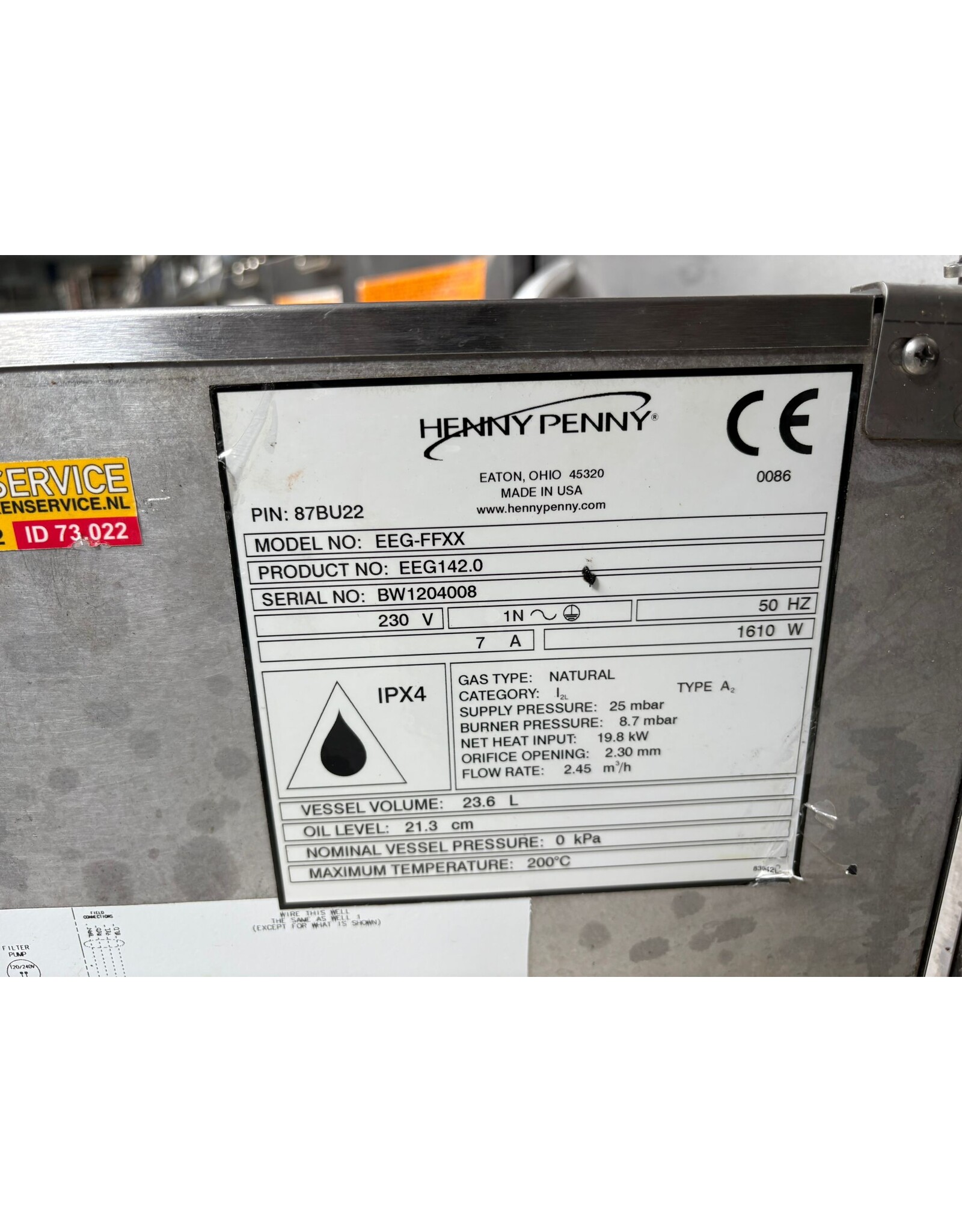 Henny Penny EEG-FFXX