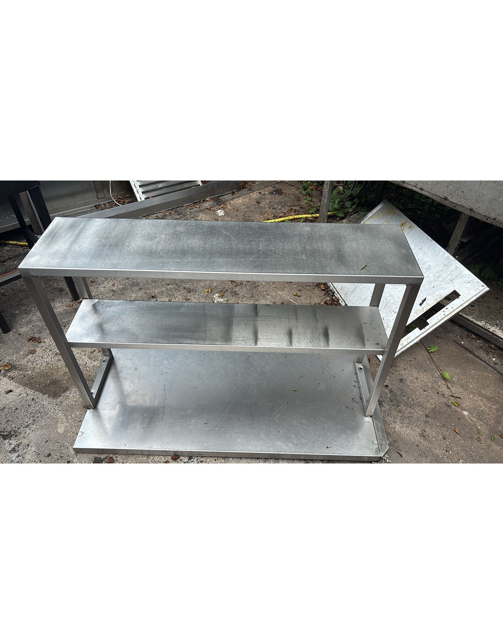 RVS opzetstuk 120x30x78 bxdxh