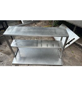 RVS opzetstuk 120x30x78 bxdxh VERWIJDERD IVM NIEUWE INVENTARISATIE