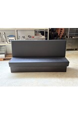 Zwarte horeca banken -  200x65x110