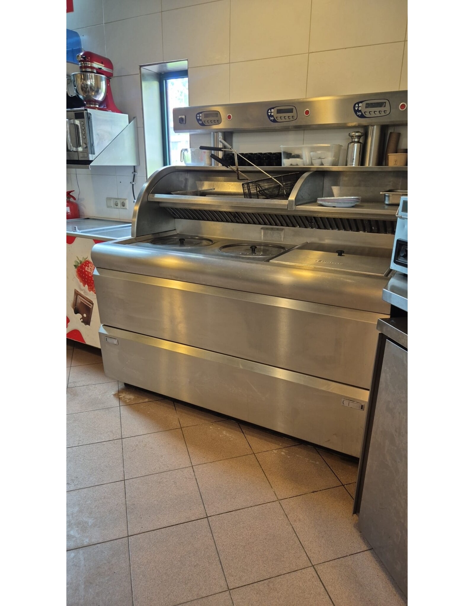 Perfecta 3p HR friteuse bakwand (nog niet gereviseerd)