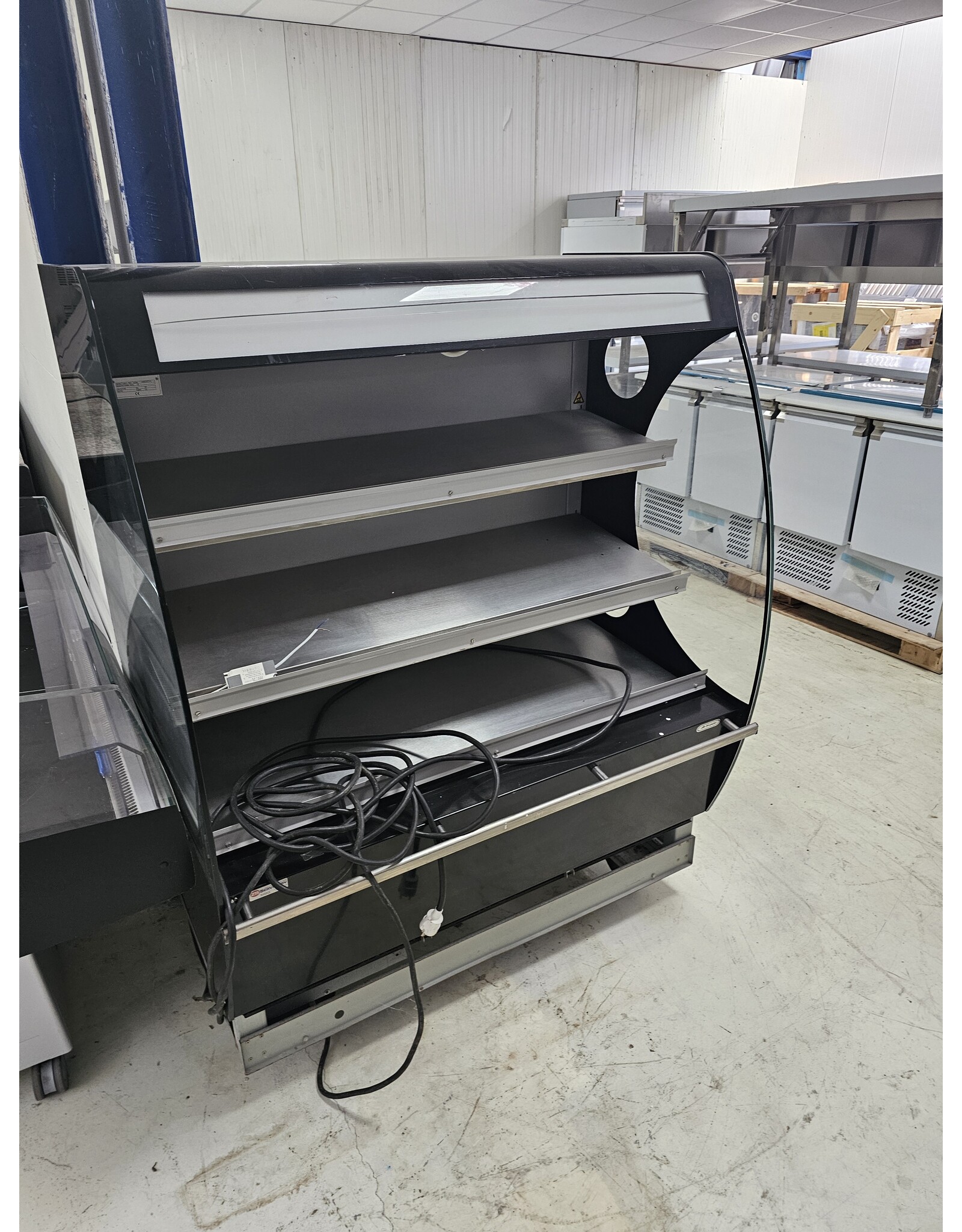 frijado warmhoudvitrine 120x80x155 op wielen