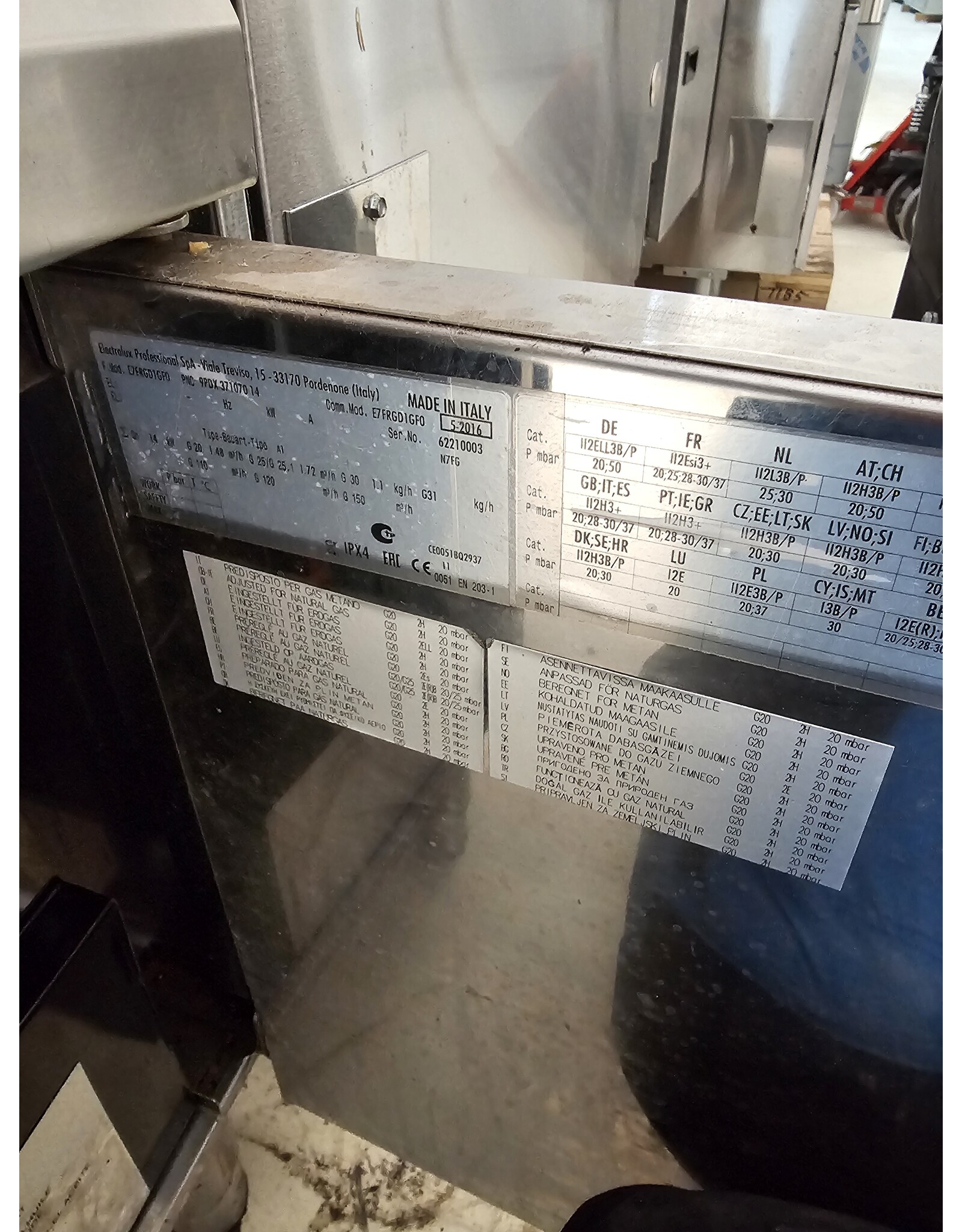 Elektrolux elektrische friteuse 73x40x89 lxbxh