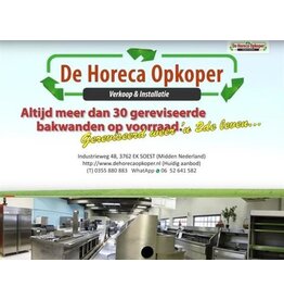 De Horeca Opkoper Altijd  40 gereviseerde bakwand (en) en Frituur installatie op voorraad -