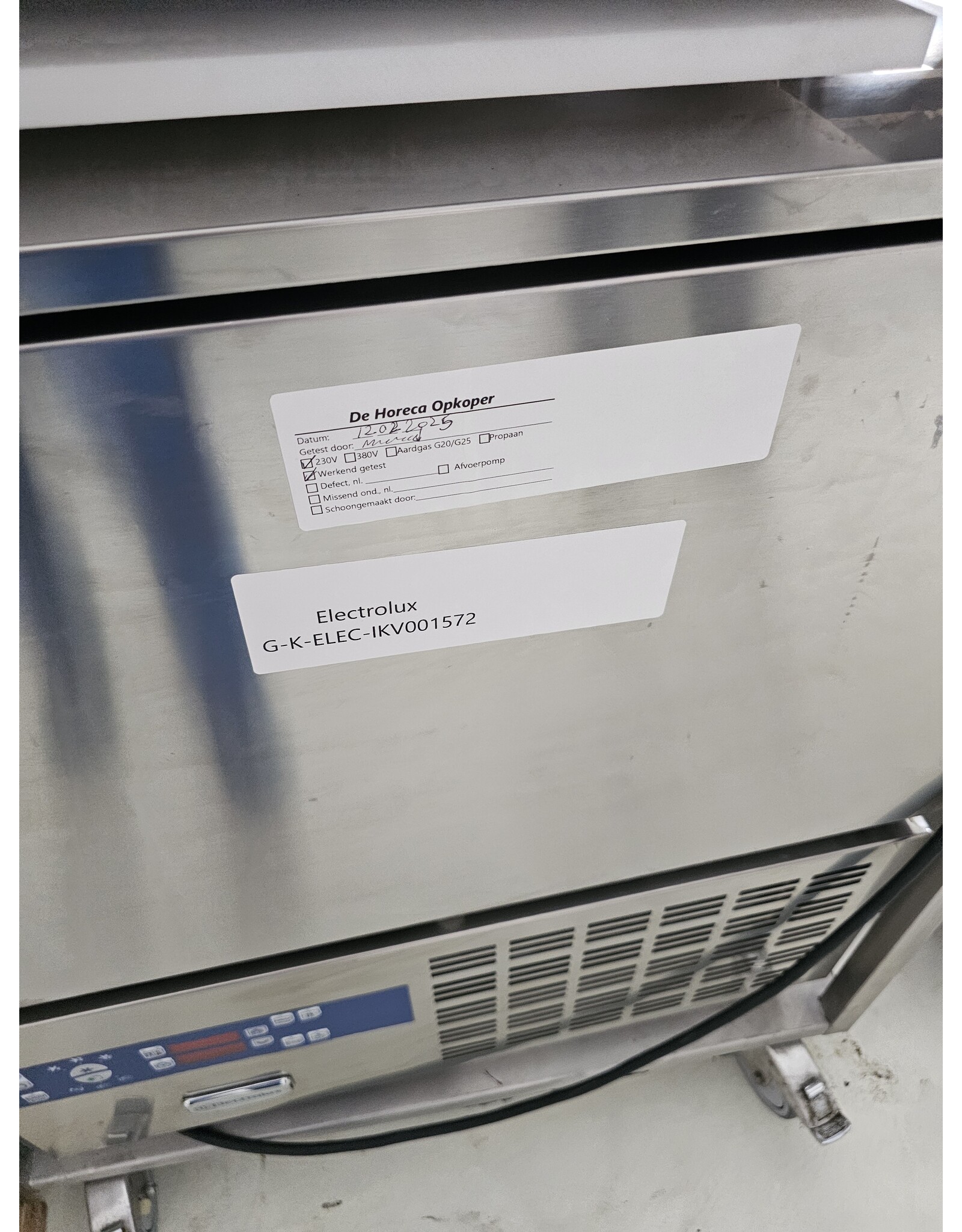 electrolux blastchiller 70x76x85 lxbxh