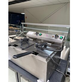 Hendi Kleine 2 pans frituur - 46x60,5x35 lxbxh