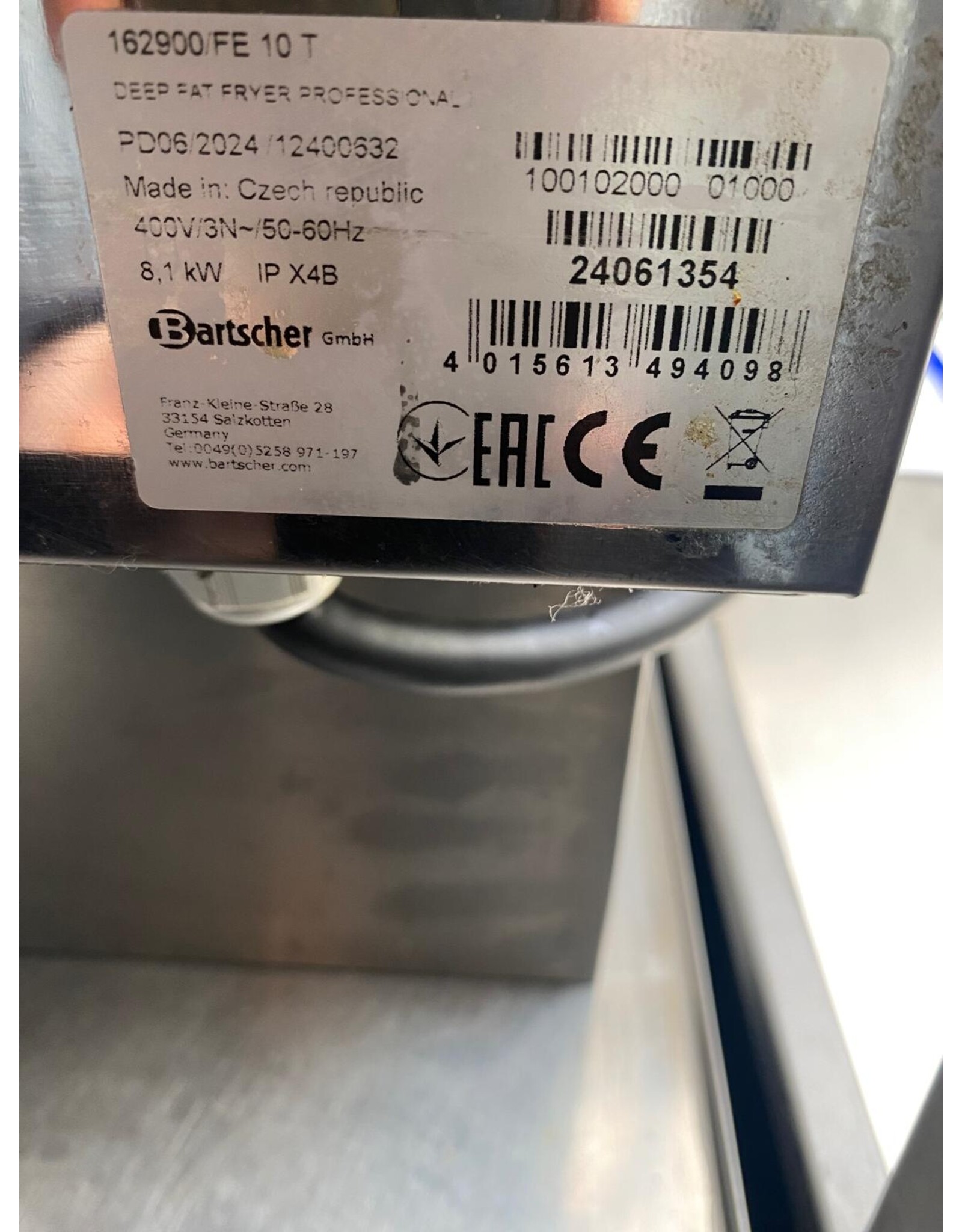 Bartscher kleine enkel pans frituur - 44x39x37 lxbxh