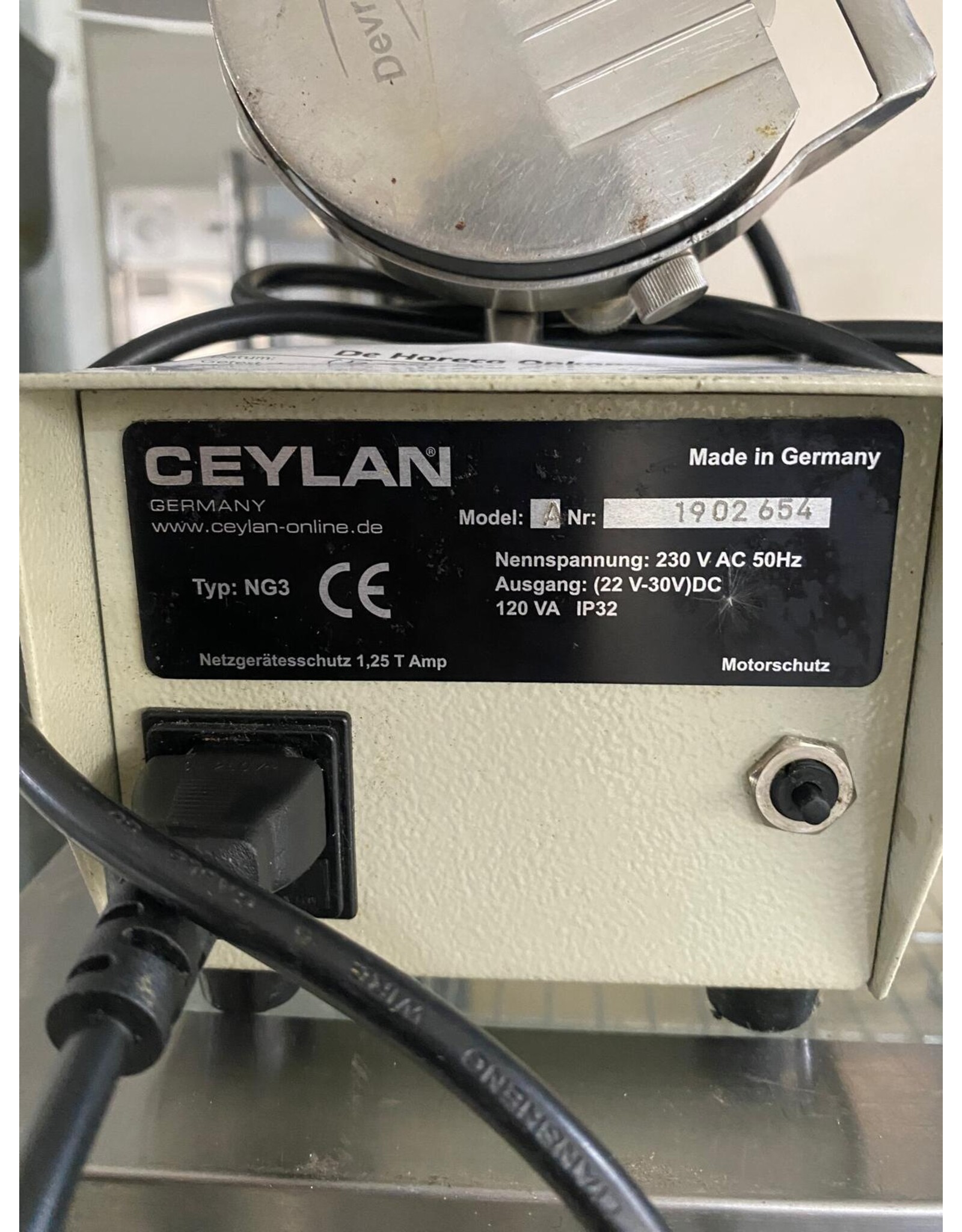 ceylan Doner mes shoarma snijder - 23x12x11 lxbxh