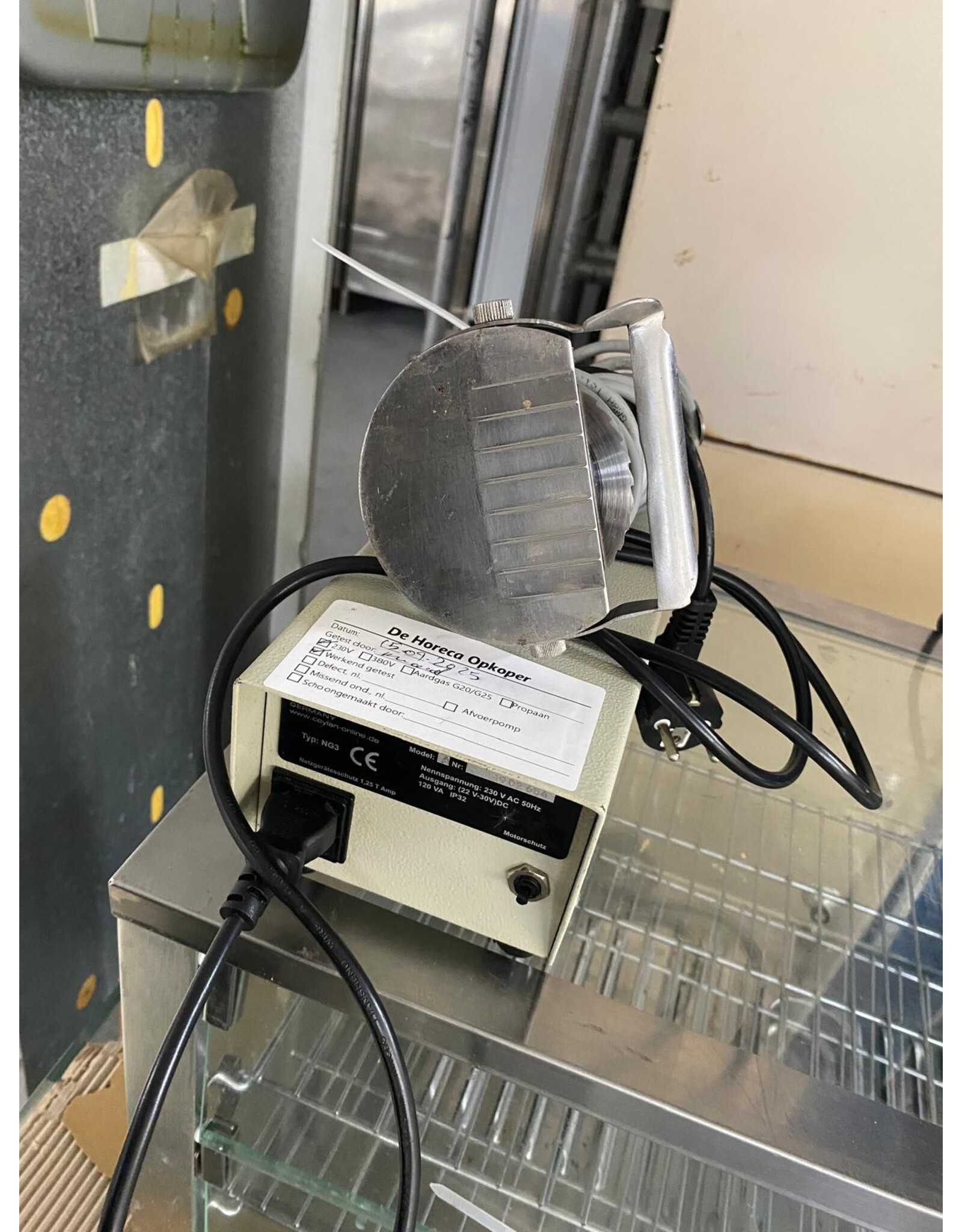 ceylan Doner mes shoarma snijder - 23x12x11 lxbxh