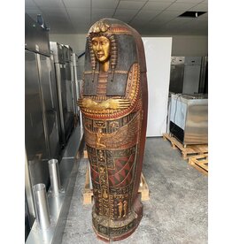 egyptische sarcofaag beeld opbergkast 150x53x191 lxbxh