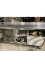 RVS Tafel op wielen - 45x190x94 lxbxh