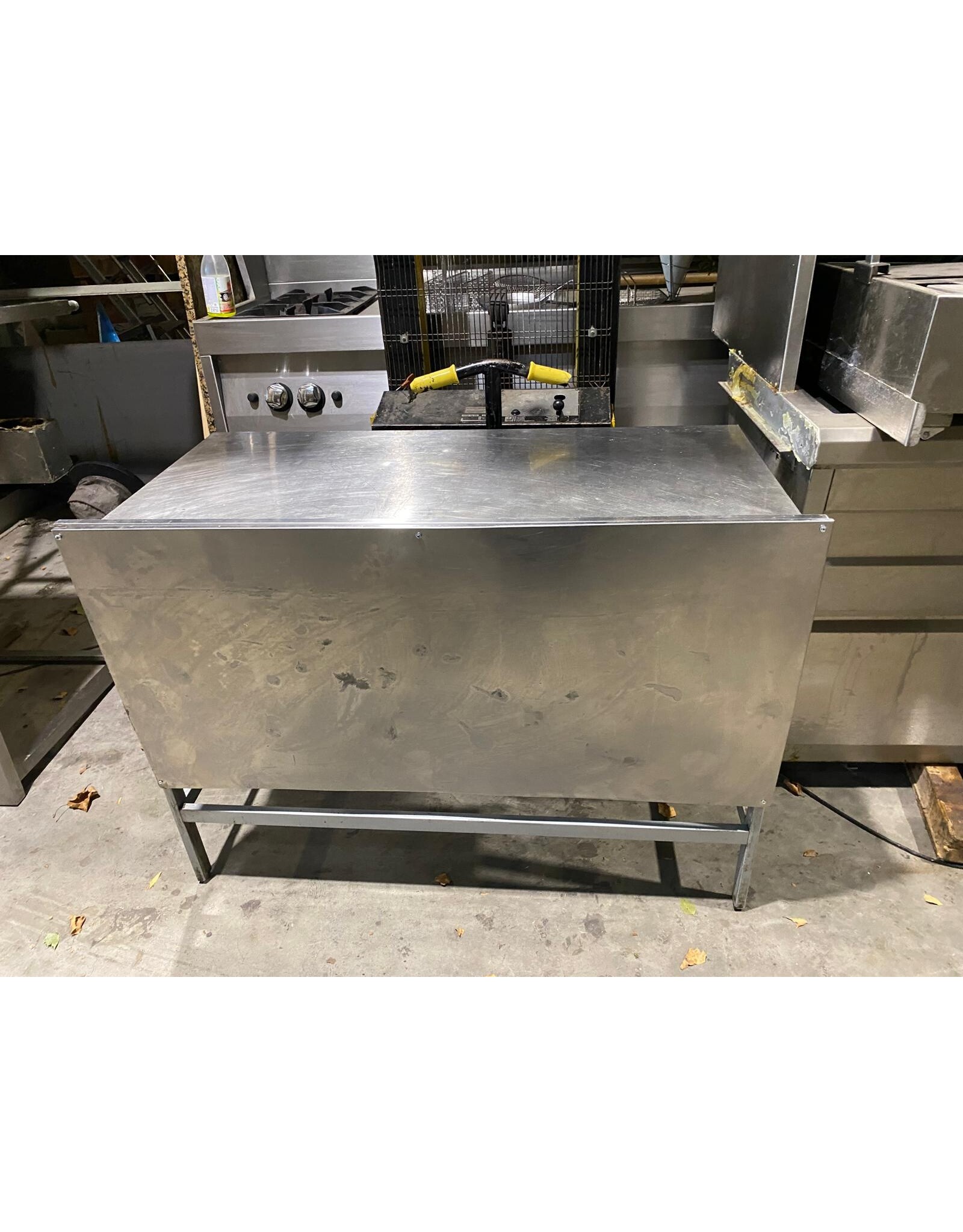 RVS Tafel 65,5x126,5x91 lxbxh
