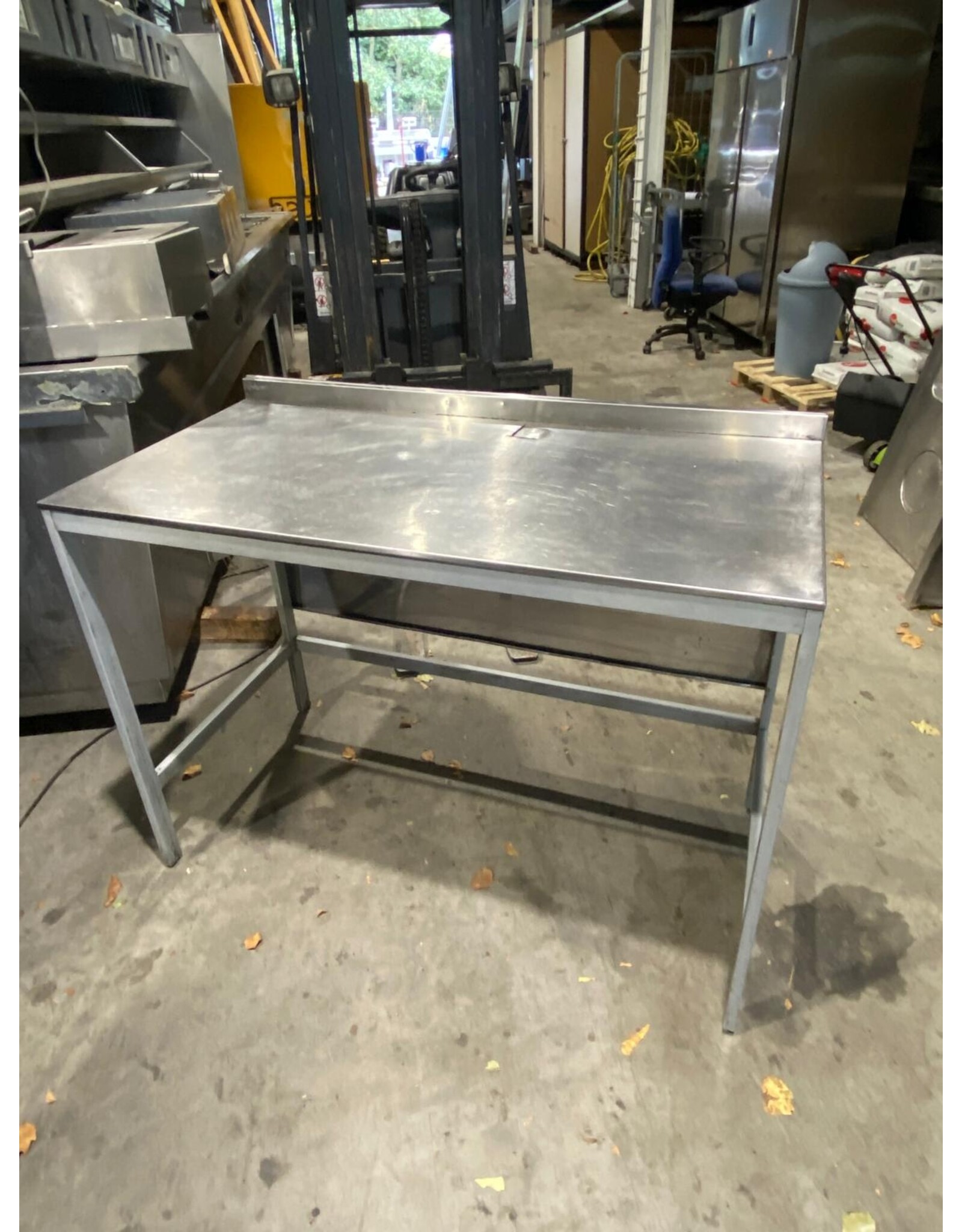 RVS Tafel 65,5x126,5x91 lxbxh