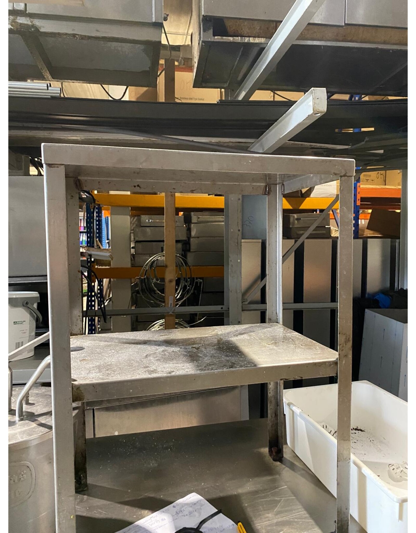 kleine RVS Tafel - 35x55x75,5 lxbxh