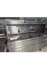 Hakto gereviseerde  Bakwand Friteuse 3x 2 manden + bakplaat