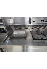 Hakto gereviseerde  Bakwand Friteuse 3x 2 manden + bakplaat
