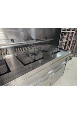 Hakto gereviseerde  Bakwand Friteuse 3x 2 manden + bakplaat