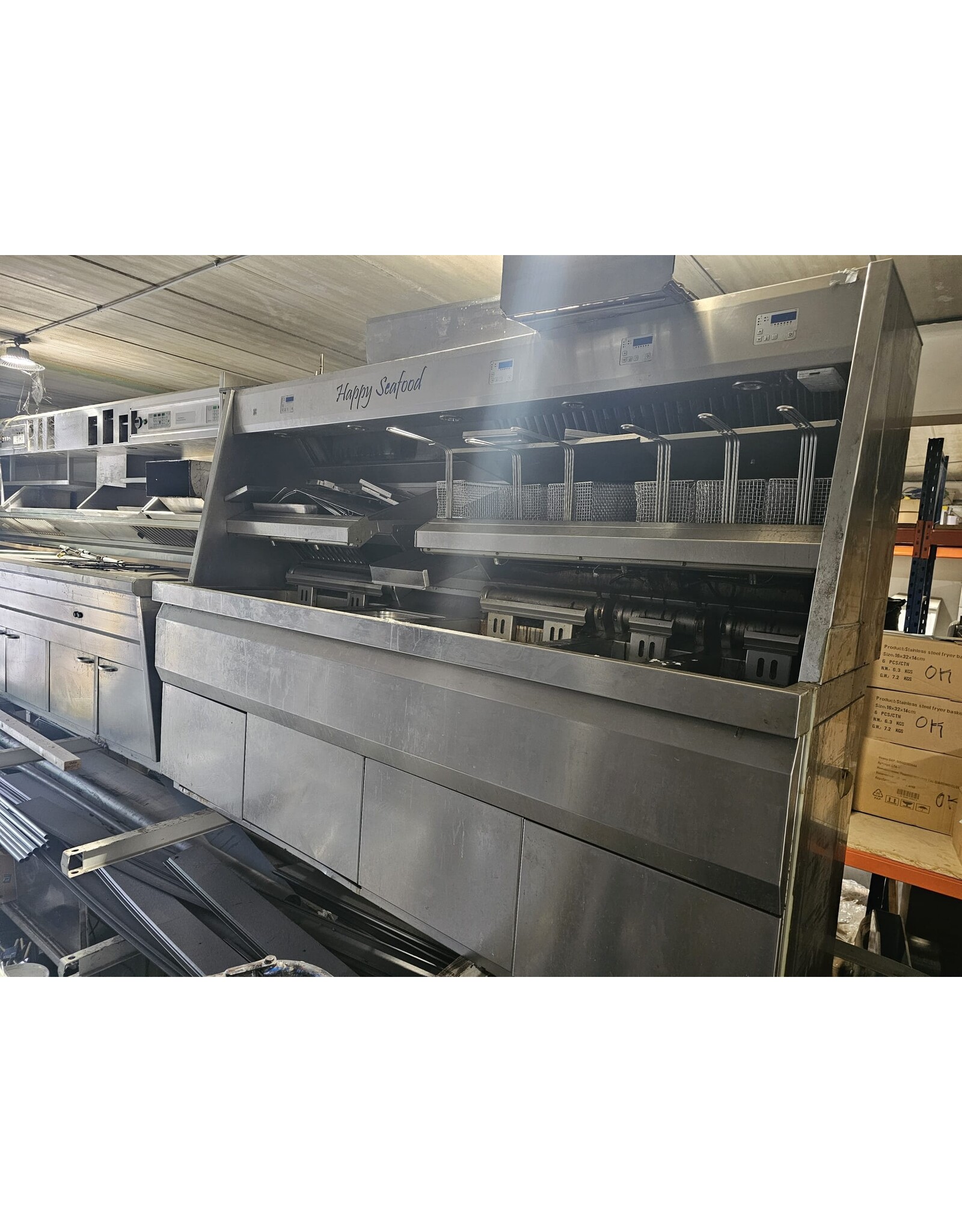 Nog niet gereviseerd - Elektrische Kiremko bakwand 4 pans
