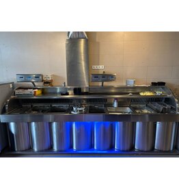 Nog niet gereviseerd - Kiremko 6p Hoog rendement Friteuse