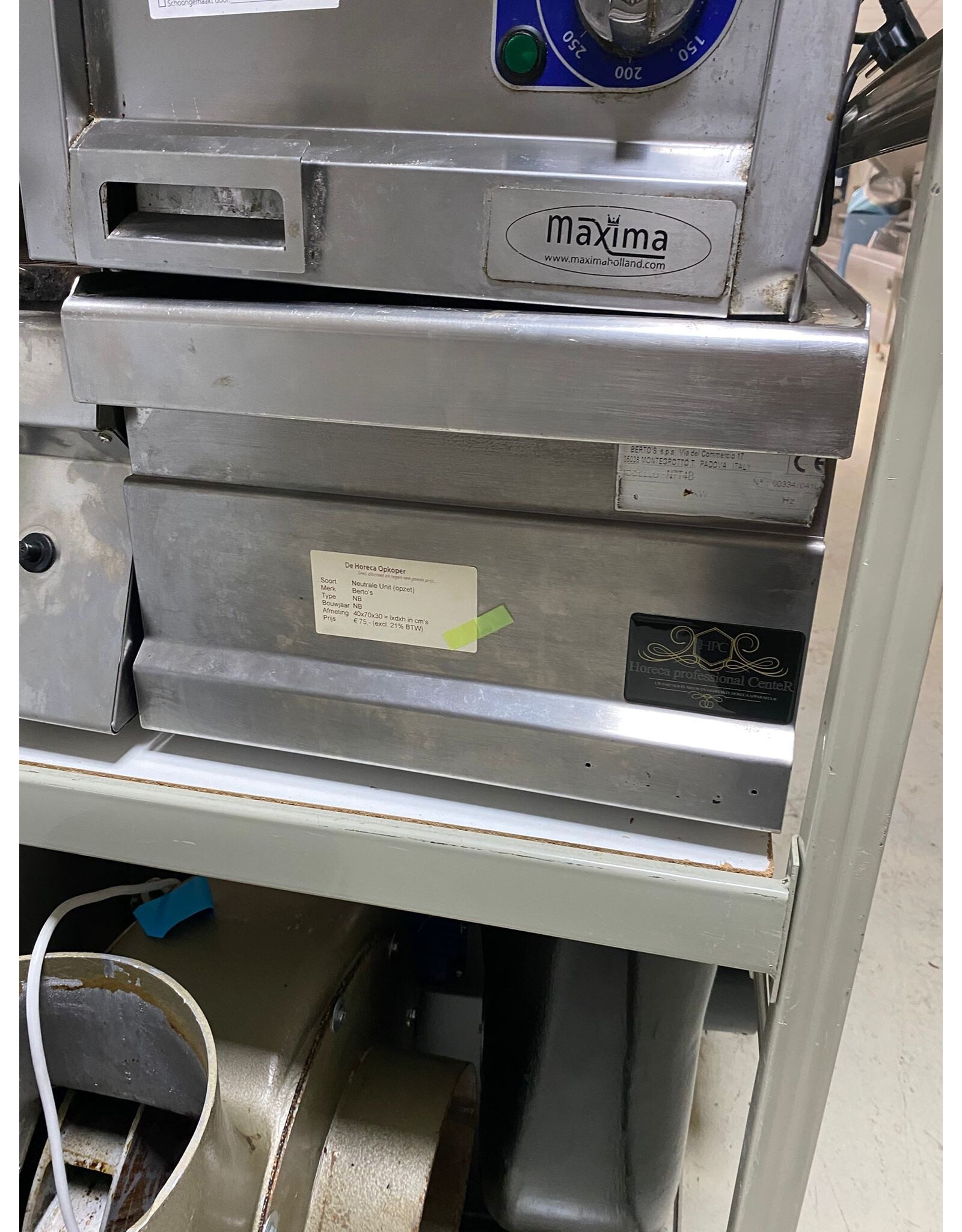 Berto's neutrale opzet unit - 70x40x30 lxbxh