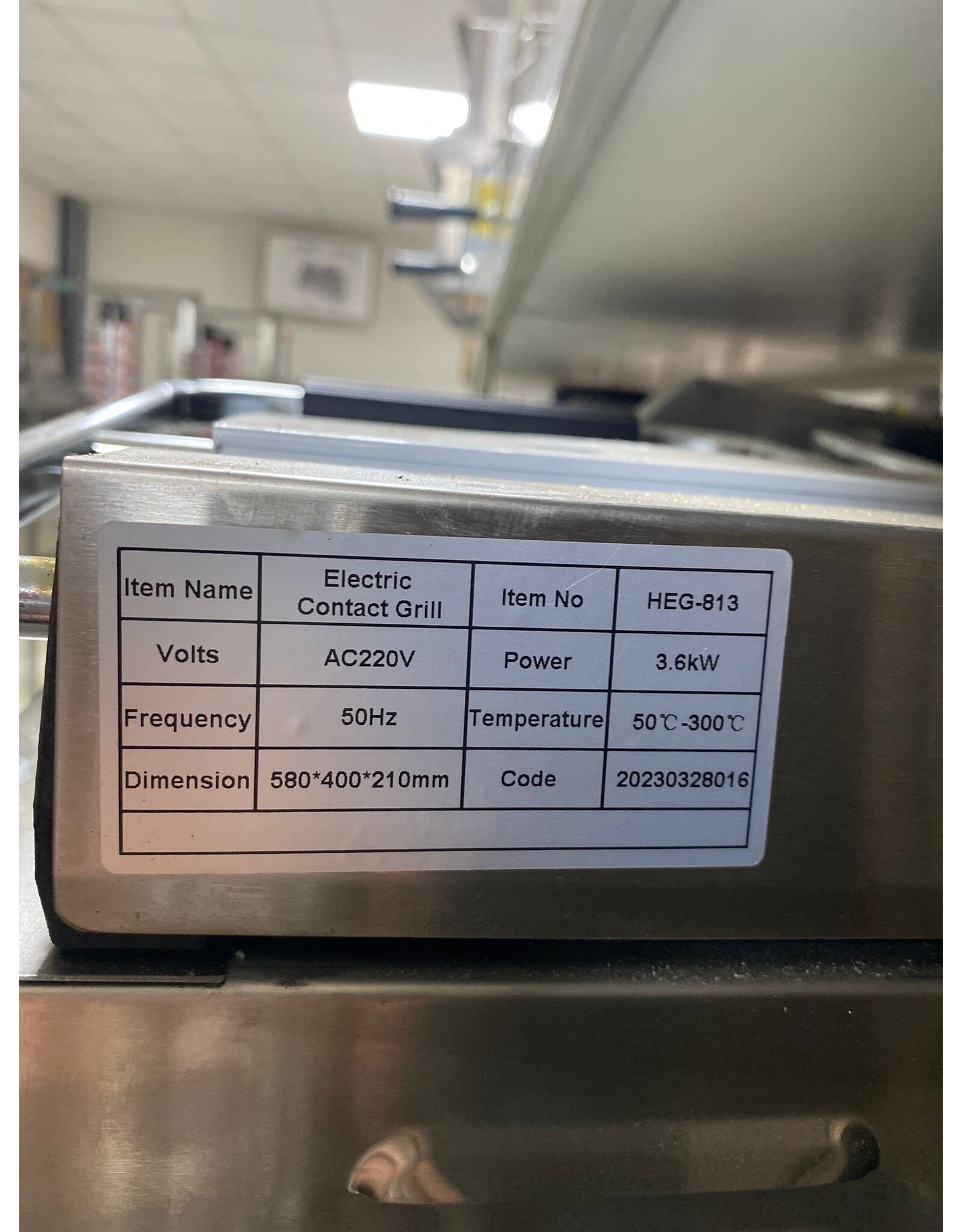 panini grill - 40x58x21 lxbxh