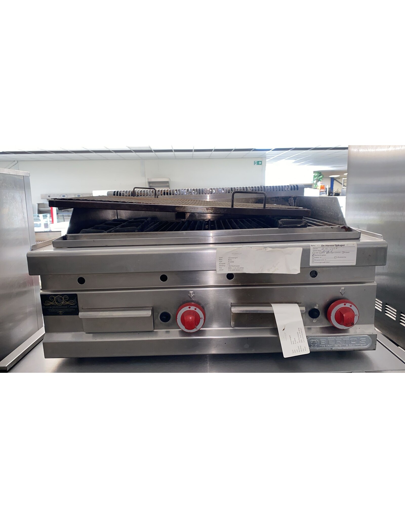 Berto's lavasteengrill - 80x70x29 lxbxh