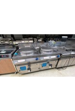 Electrolux 2x Bonnet kookketel 150L aardgas  - 100x94x101 bxdxh