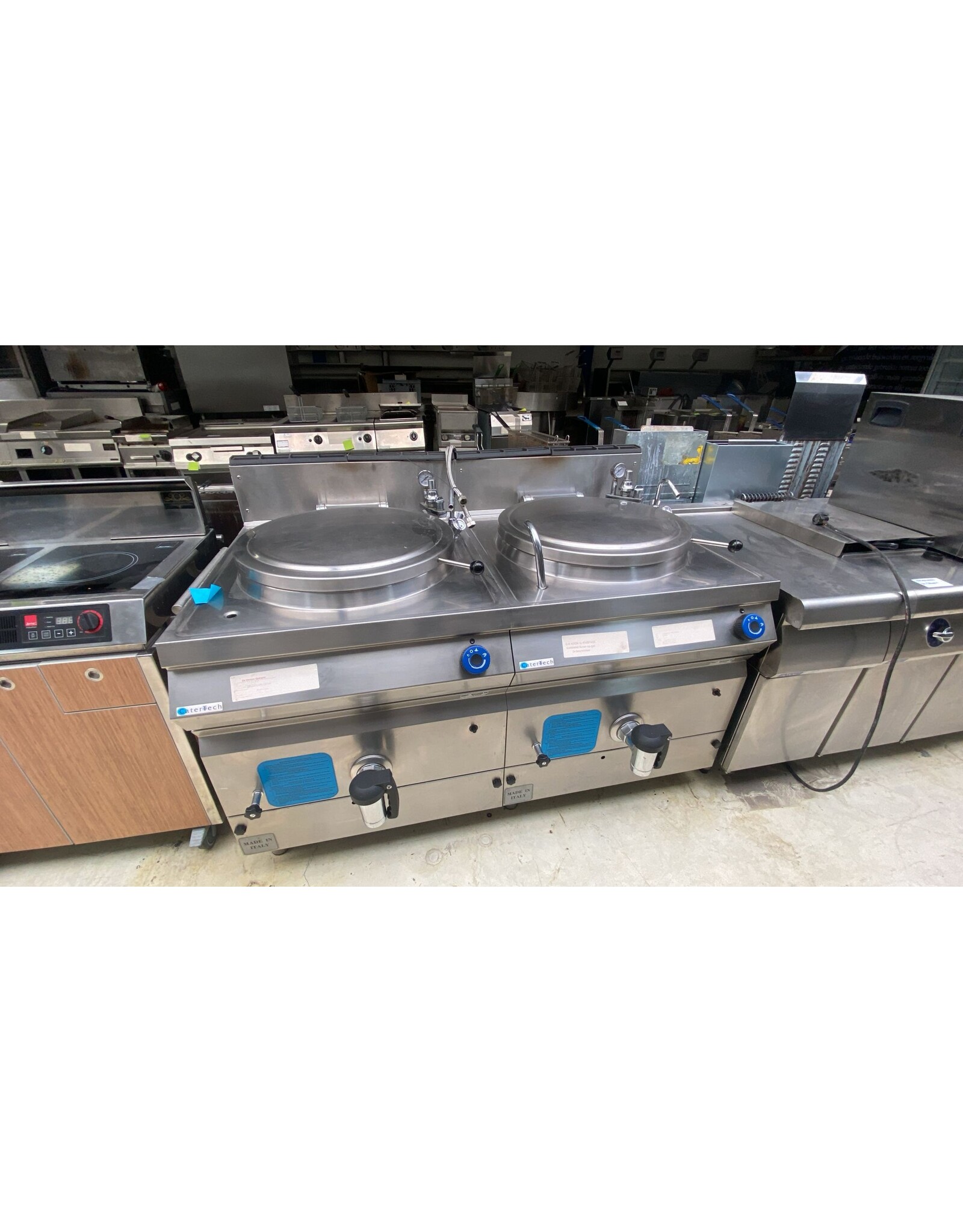 Electrolux 2x Bonnet kookketel 150L aardgas  - 100x94x101 bxdxh