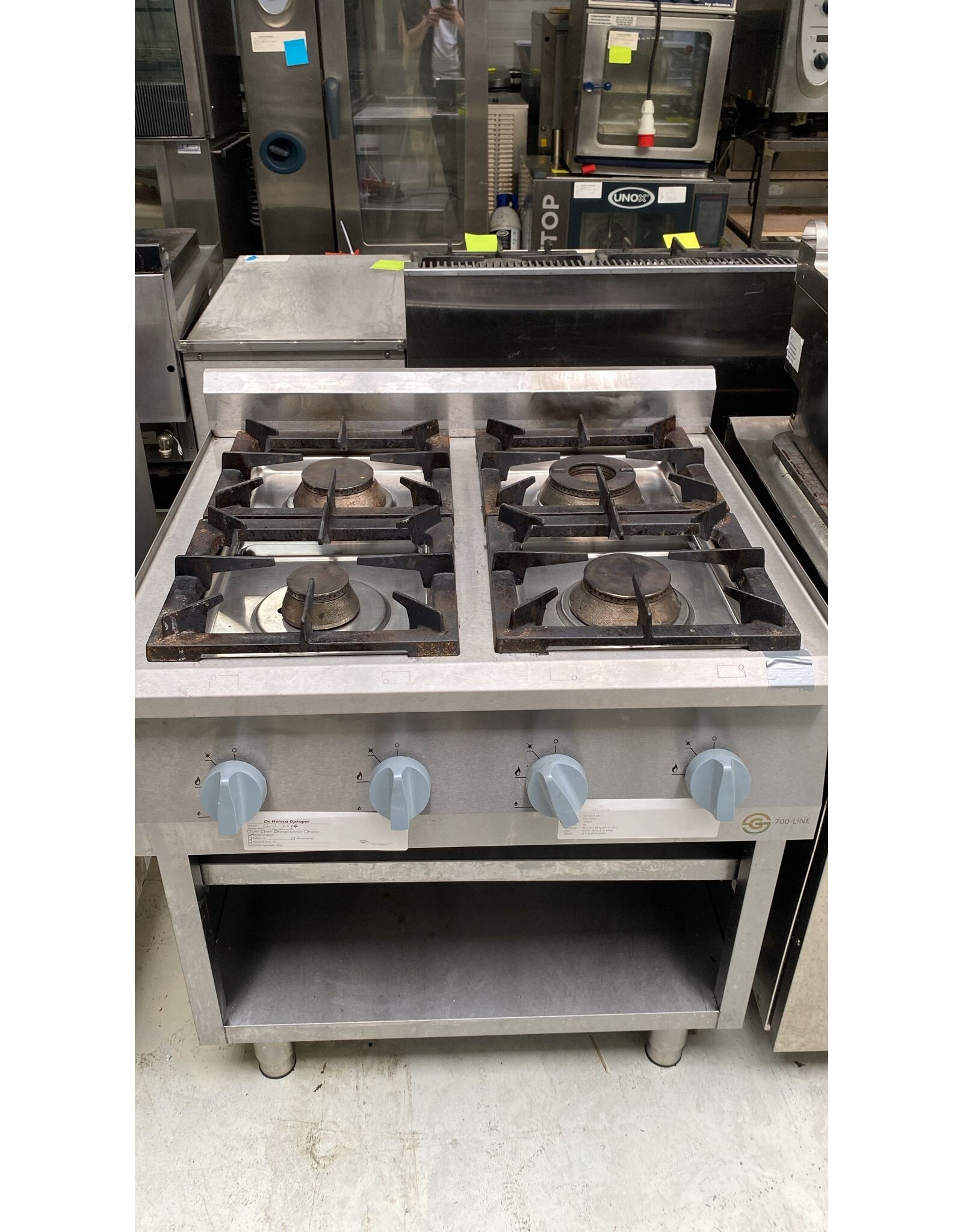 Electrolux gasfornuis 4 pits - 80x72x88 bxdxh