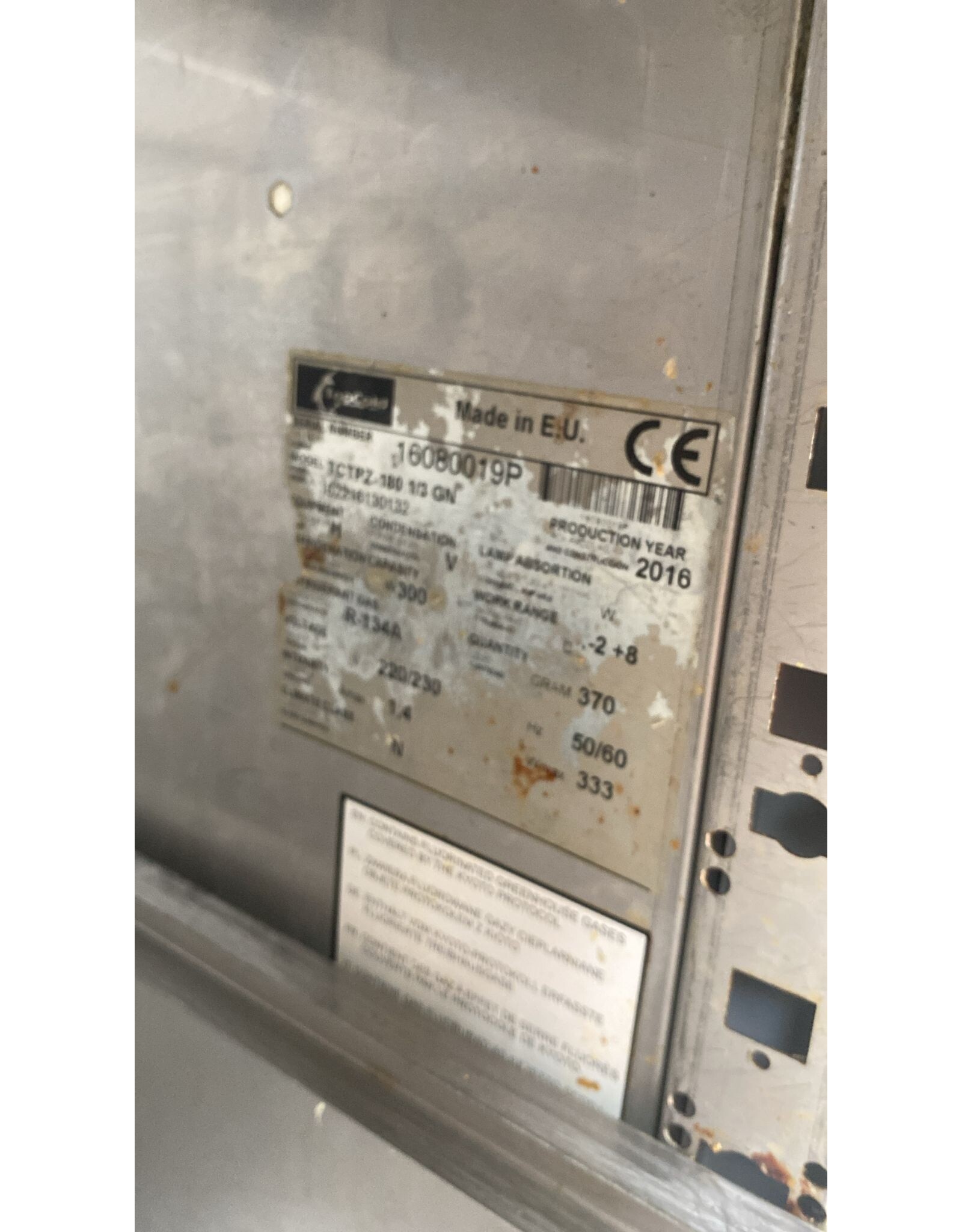 Topcold Koelwerkbank - 70x180x107 lxbxh