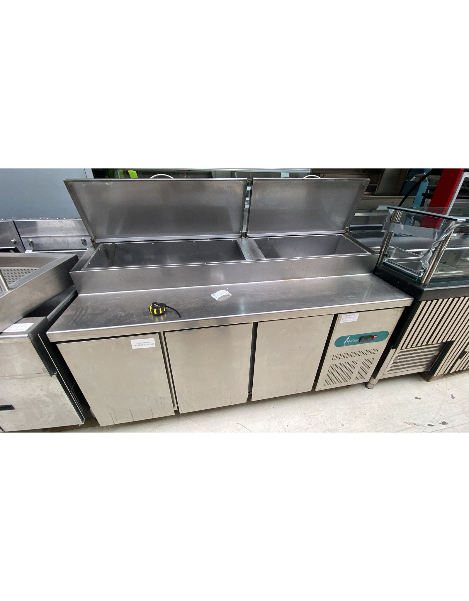 Topcold Koelwerkbank - 70x180x107 lxbxh