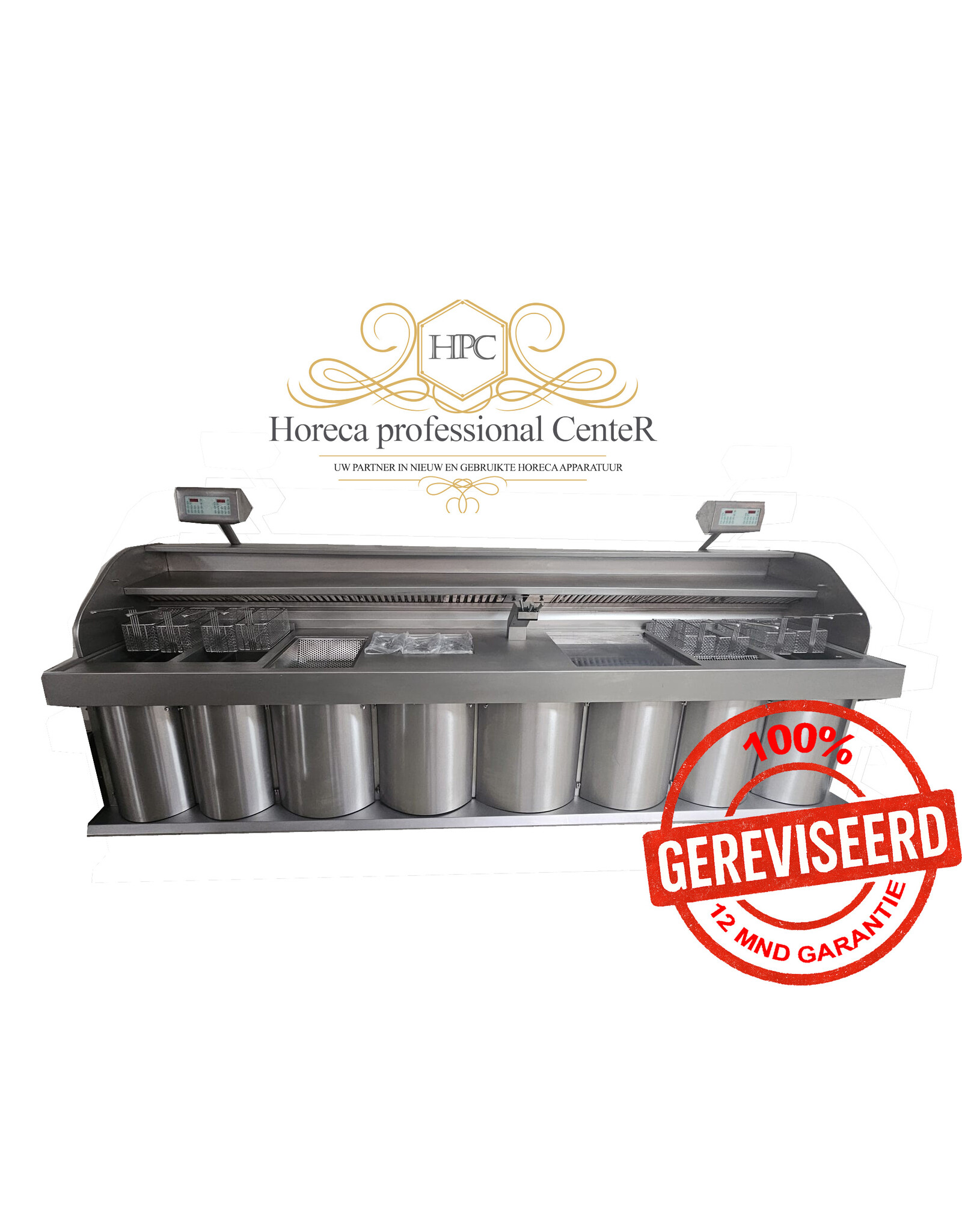 Kiremko bakwand 4x 2 manden HR Bakpl+ABM nog te reviseren