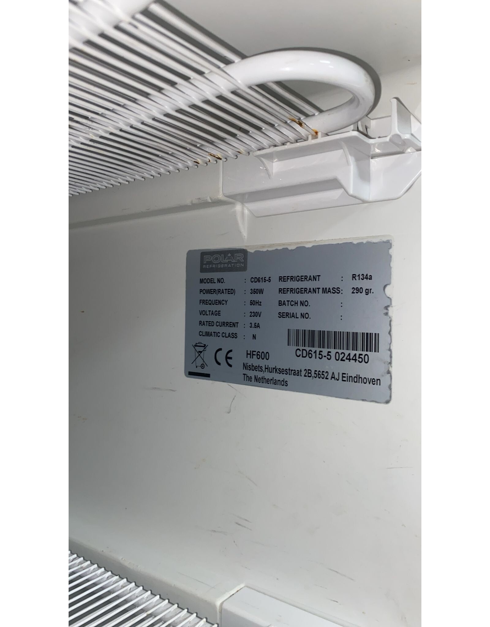 Polar zeer nette koelkast