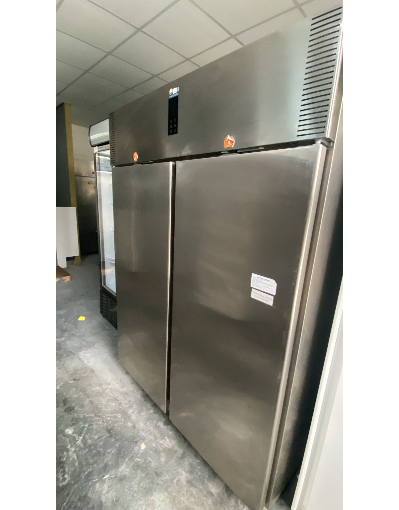 metos Professionele RVS Dubbeldeurs Koelkast