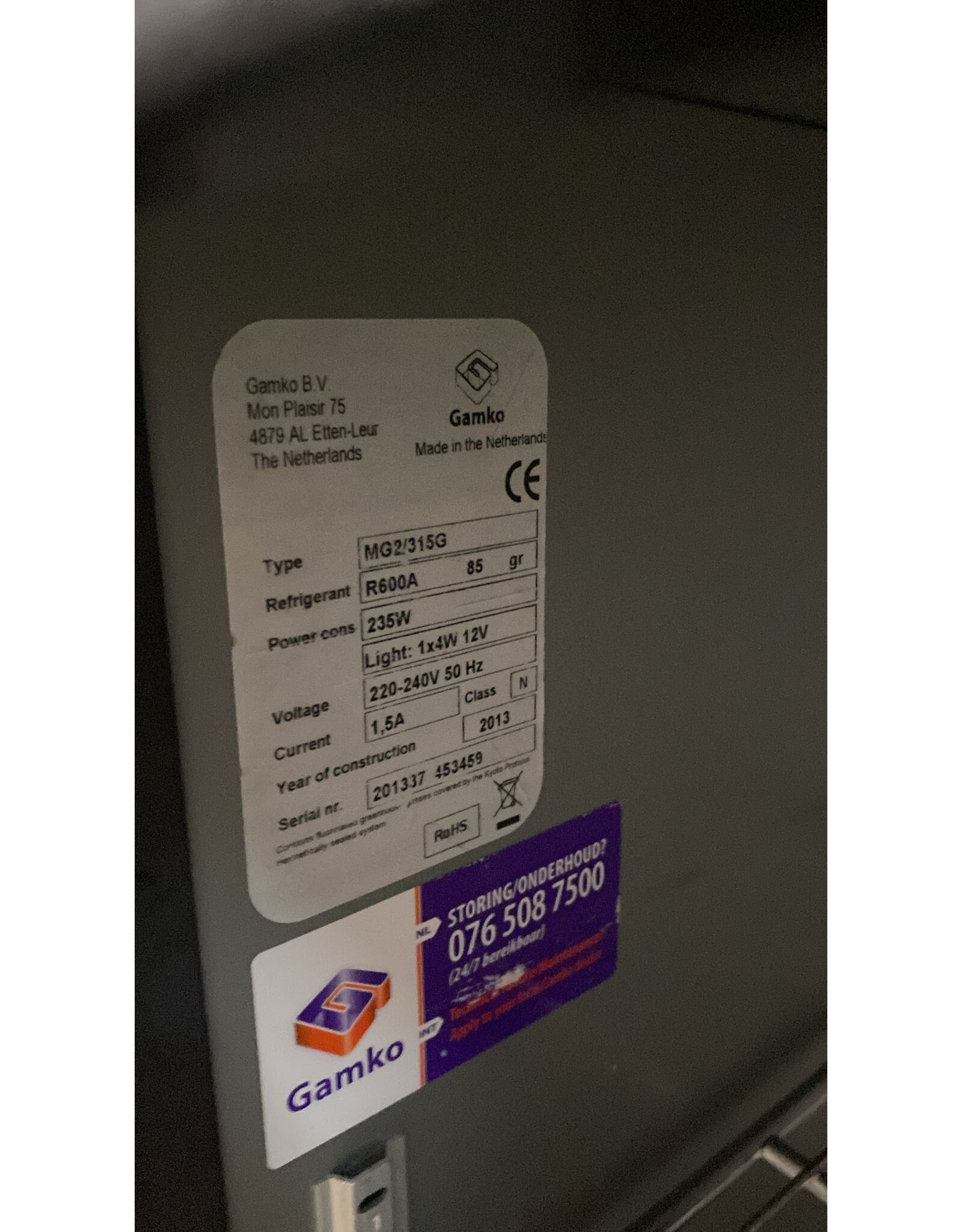 Gamko 3-deurs barkoeling met glasdeuren