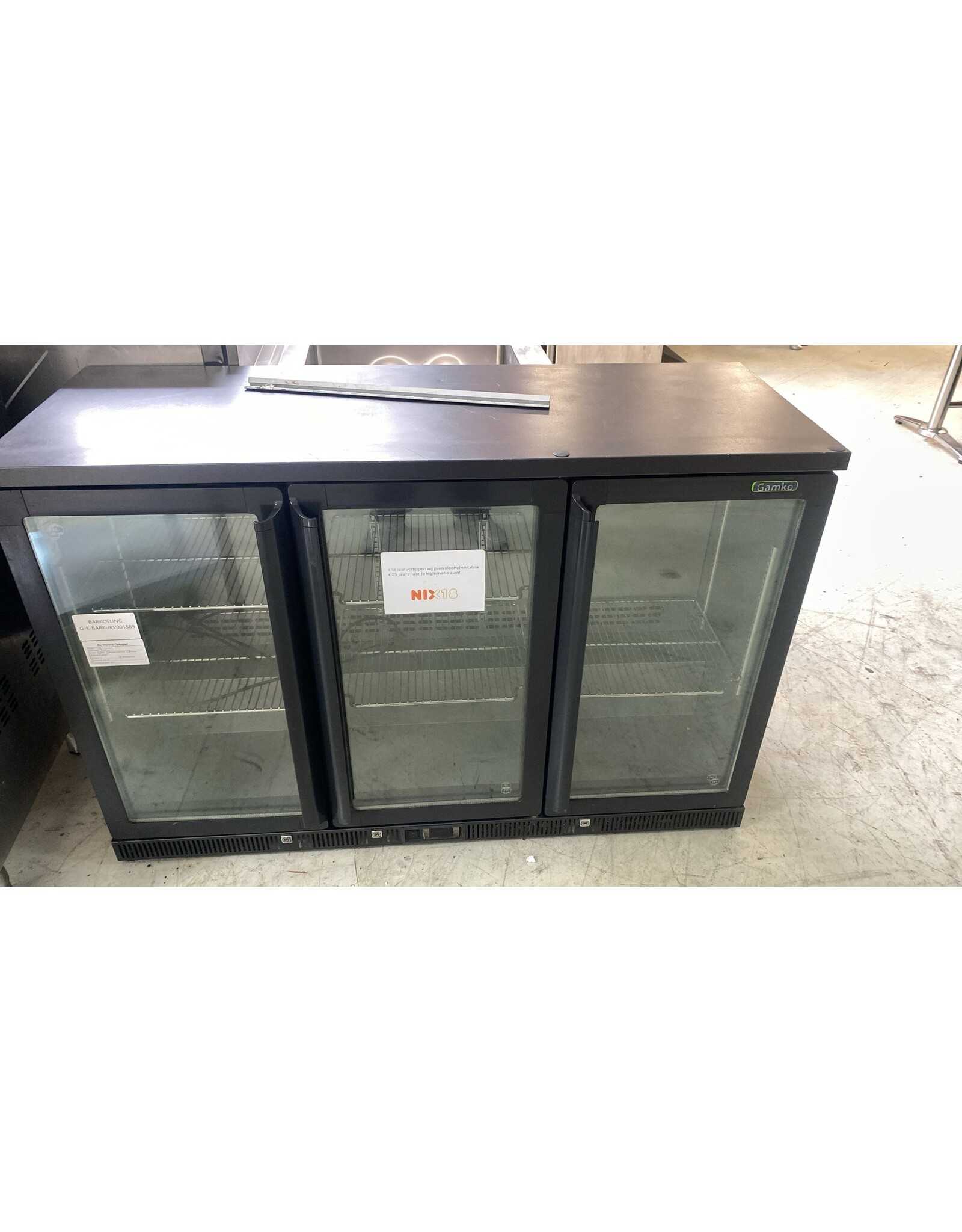 Gamko 3-deurs barkoeling met glasdeuren