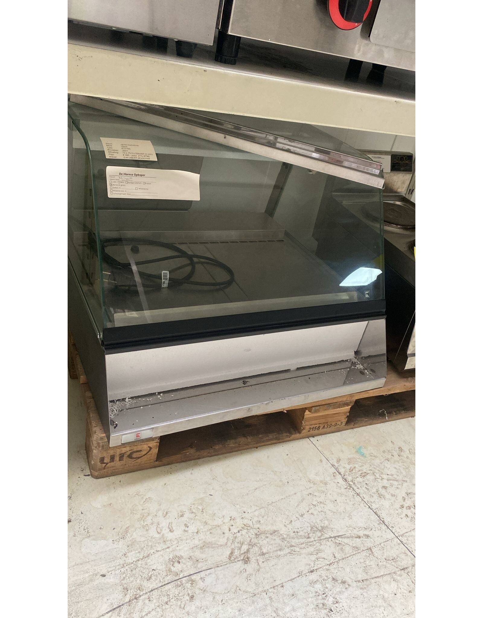 Ubert Warmhoudvitrine / Presentatievitrine 73x75,5x52