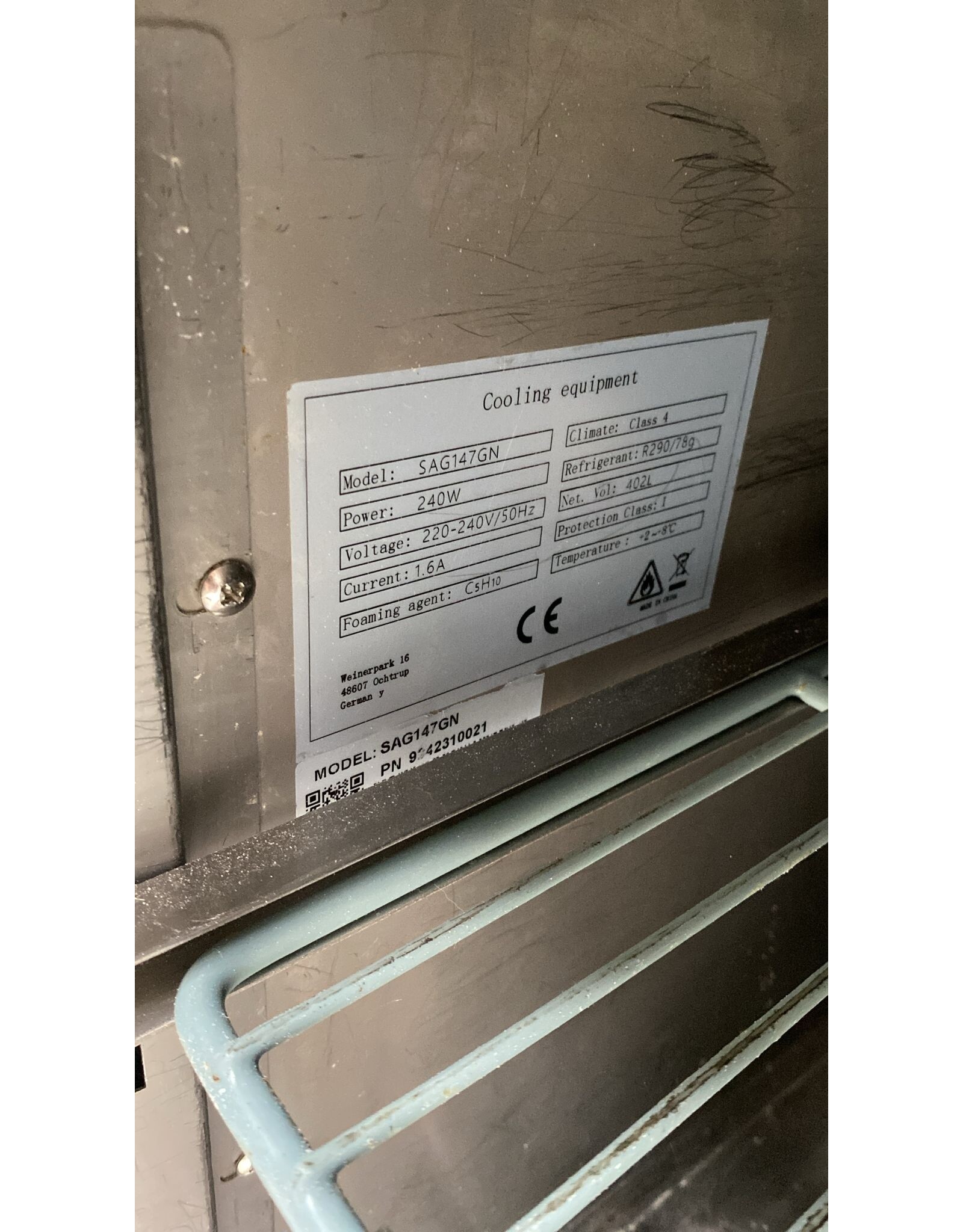 Koelwerkbank met Granieten Werkblad