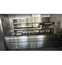 Nog niet gereviseerd - Kiremko Elektrische Bakwand friteuse 12 manden 400V