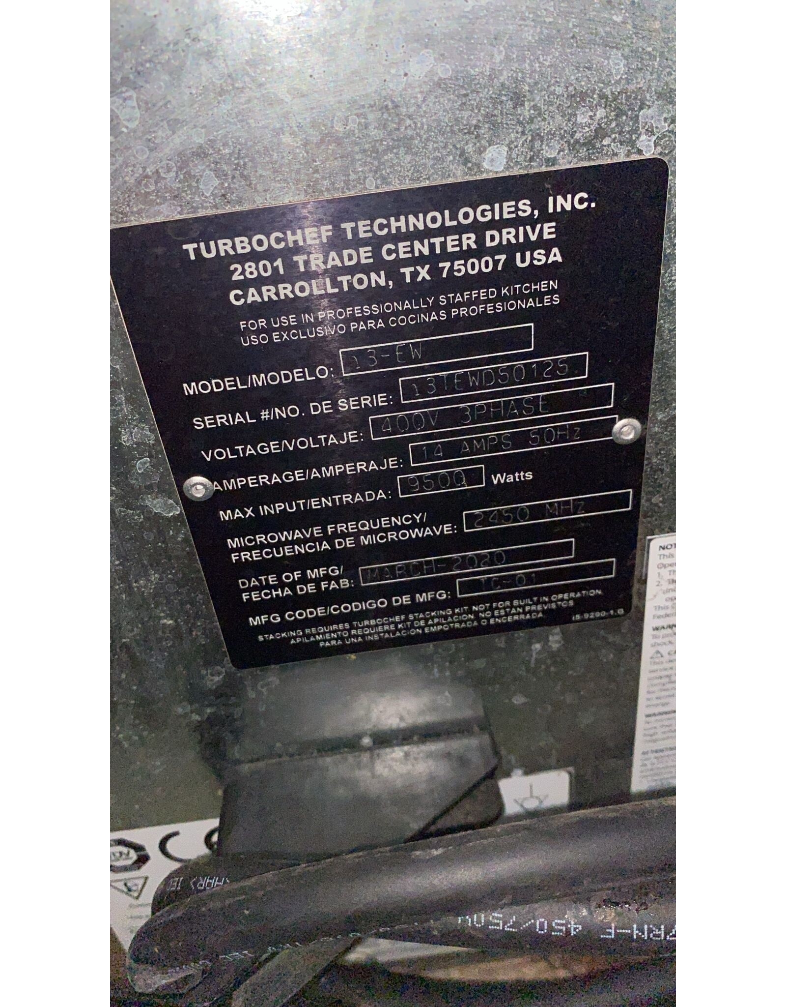 Turbochef TurboChef 13-EW