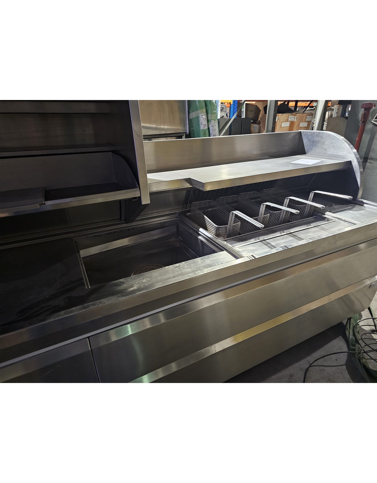 Nog niet gereviseerd - Perfecta bakwand friteuse met transfer hoog rendement