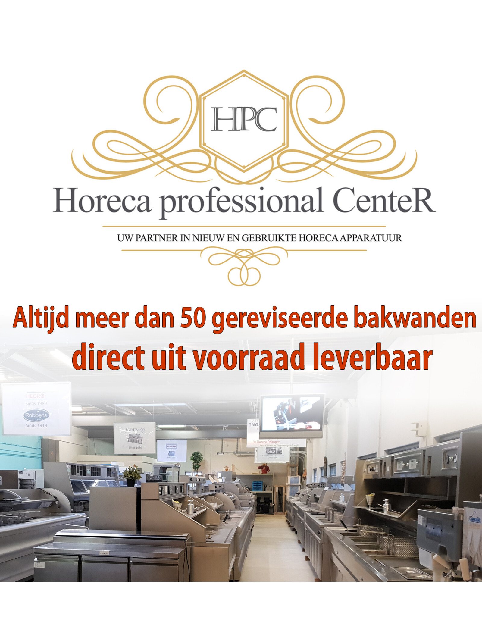 De Horeca Opkoper Immer 50 renovierte Backwände auf Lager !!