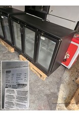 Polar Polar backbar koeler 3-deurs glas