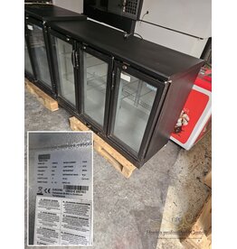 Polar Polar backbar koeler 3-deurs glas